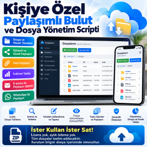Kişiye Özel Paylaşımlı Bulut ve Dosya Yönetim Scripti