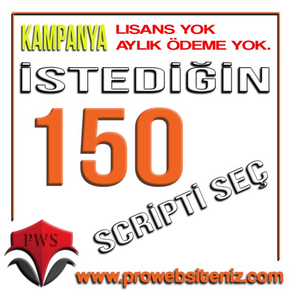 TOPLU SATIŞ - 150 Adet Script TOPLU SATIŞ - 150 Adet Script