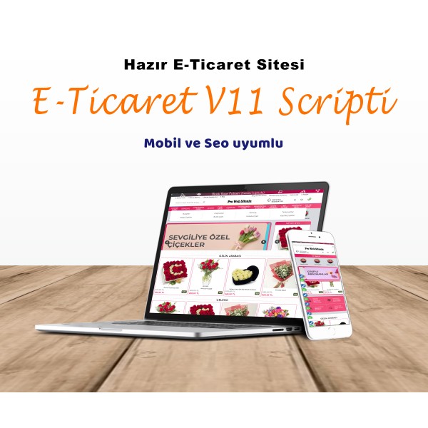 E-Ticaret Sitesi V11 - Çiçekci Teması E-Ticaret Sitesi V11 - Çiçekci Teması