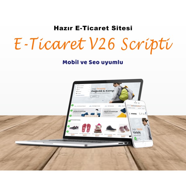 E-Ticaret Sitesi V26 - Pazaryeri Entegrasyonlu E-Ticaret Sitesi V26 - Pazaryeri Entegrasyonlu