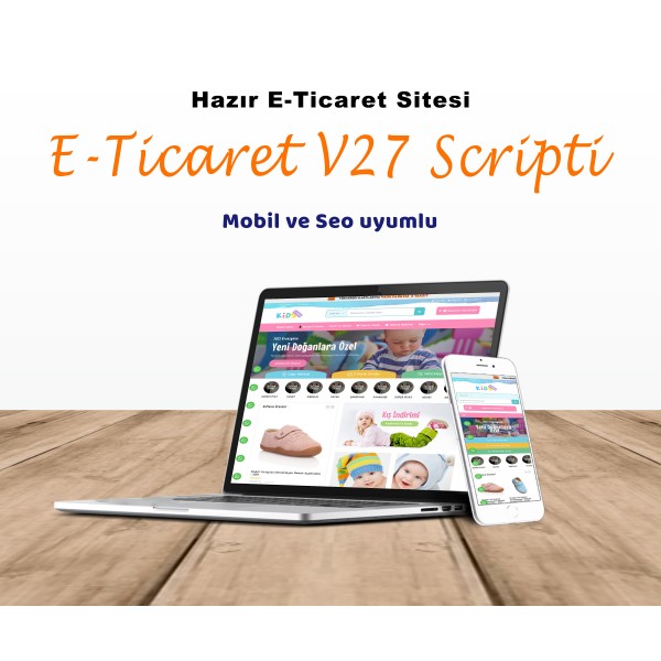 E-Ticaret Sitesi V27 - Pazaryeri Entegrasyonlu E-Ticaret Sitesi V27 - Pazaryeri Entegrasyonlu