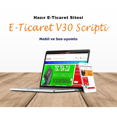 E-Ticaret V30 - Barkod Ürünleri Sitesi