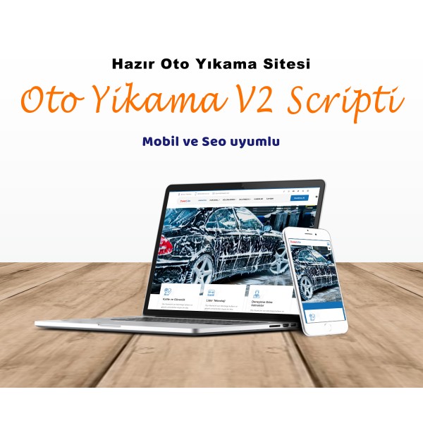 Oto Yıkama Sitesi V2 Oto Yıkama Sitesi V2