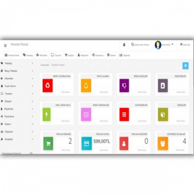 OpenCart 3.x Admin Üst Menü Modülü – OCMOD OpenCart 3.x Admin Üst Menü Modülü – OCMOD