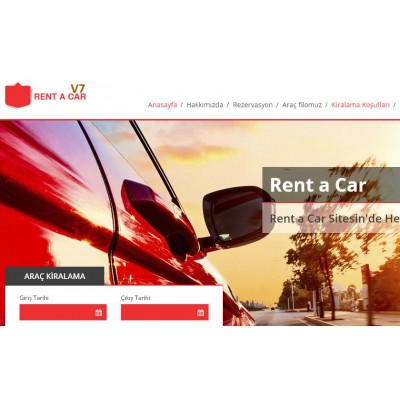 Rent a Car Sitesi V7