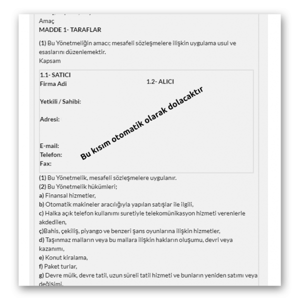 Dinamik Sözleşme Eklentisi Dinamik Sözleşme Eklentisi